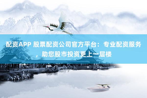 配资APP 股票配资公司官方平台：专业配资服务，助您股市投资更上一层楼