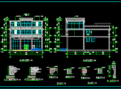 农村信用社建筑设计图纸免费下载 - 建筑户型平面图 - 土木工程网